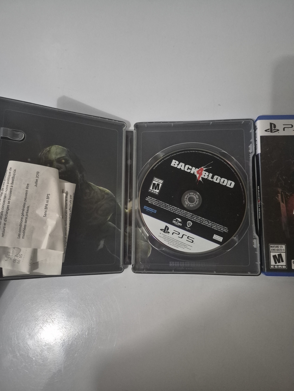 Sony PS5 Back 4 Blood Disc - And Metalbook